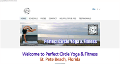 Desktop Screenshot of perfectcircleyoga.com